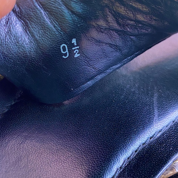 TOD’S Snakeskin Slides brown black sole SZ 9.5 - Picture 6 of 7